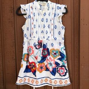 BoHo festival gypsy blouse small sleeveless